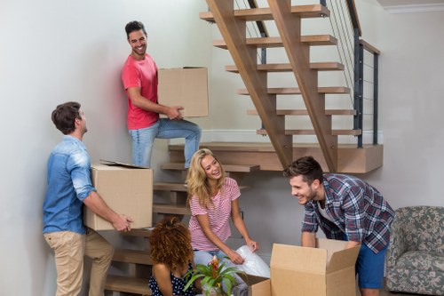 Commercial movers supporting an office relocation in Scotland
