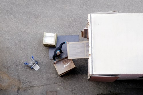 Removals van helping with a home move in Scotland