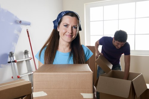 Local movers planning access for a Scottish property