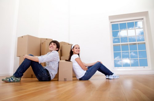 A moving van prepared for a home move in Scotland