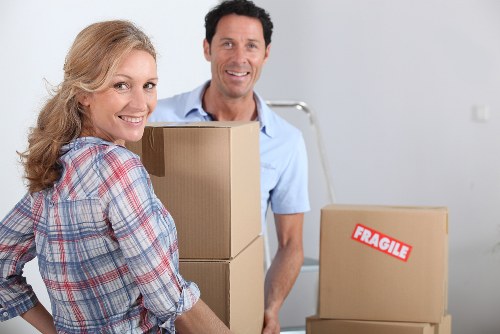 Packing boxes and moving household items with a man and van in Scotland