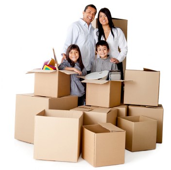 Removal van service handling flat move access in Scotland